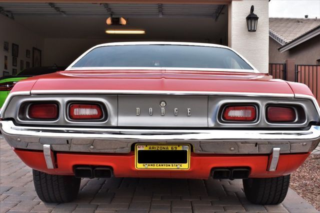 1972 Red Dodge Challenger Coupe
