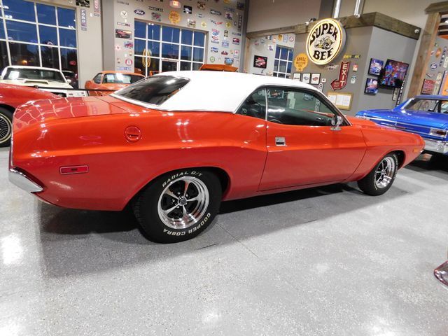 1972 Red Dodge Challenger Coupe