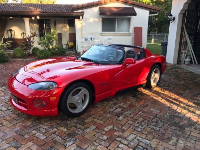 1993 Red Dodge Viper Coupe