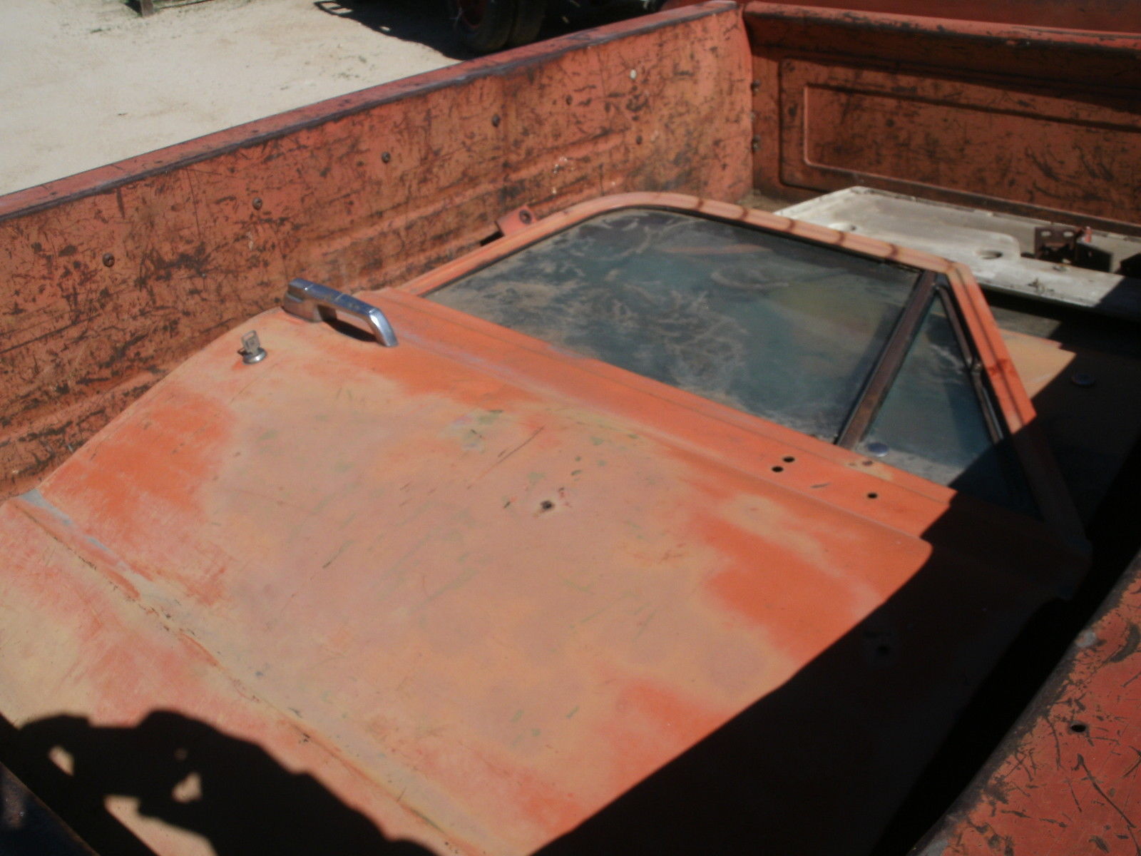 1968 red and white GMC Sierra 1500 Short Bed Step Side