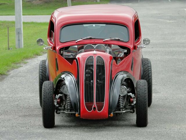 1954 Red Ford Anglia 2 Door