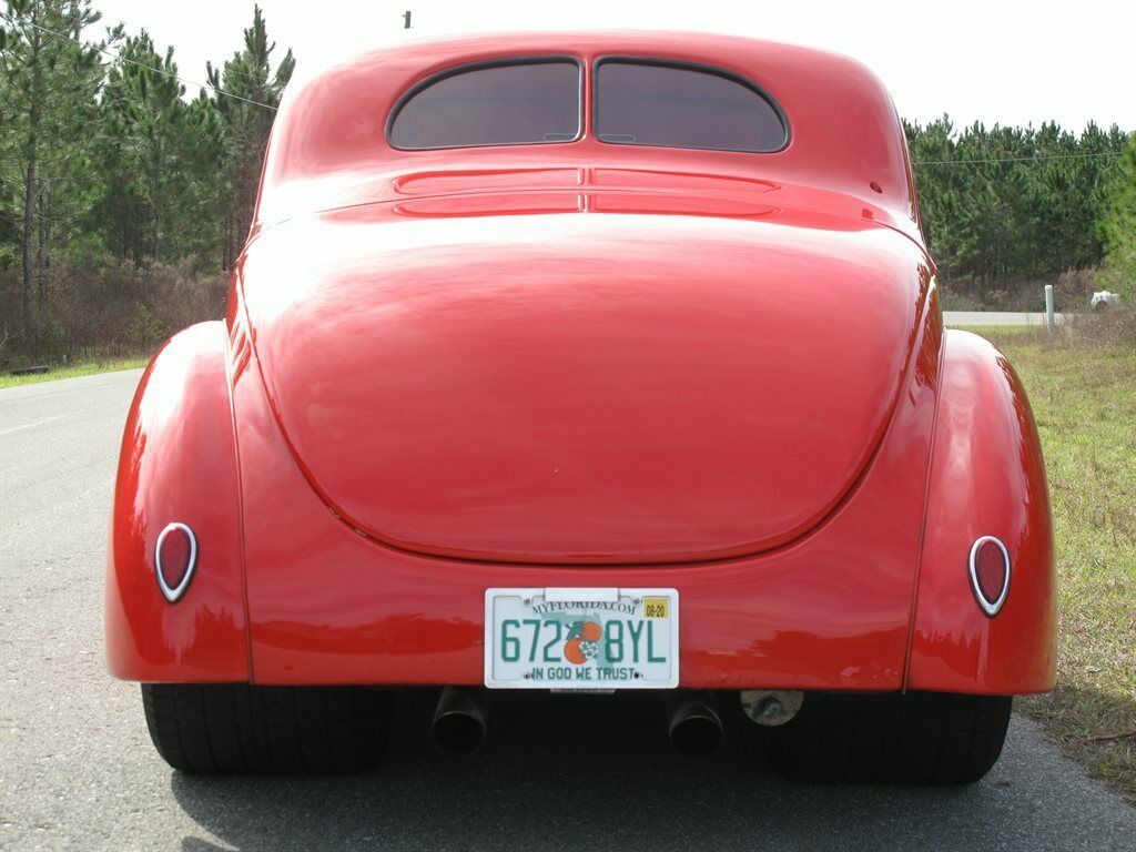 1939 Red Ford Coupe Custom
