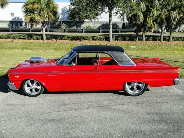 1963 Red Ford Fairlane 2d : 2 Door Hard TOP