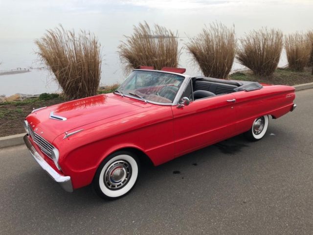 1963 Red Ford Falcon Convertible