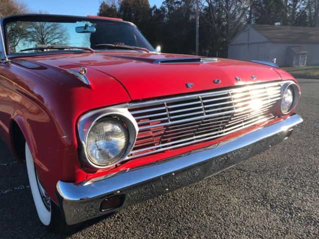 1963 Red Ford Falcon Convertible
