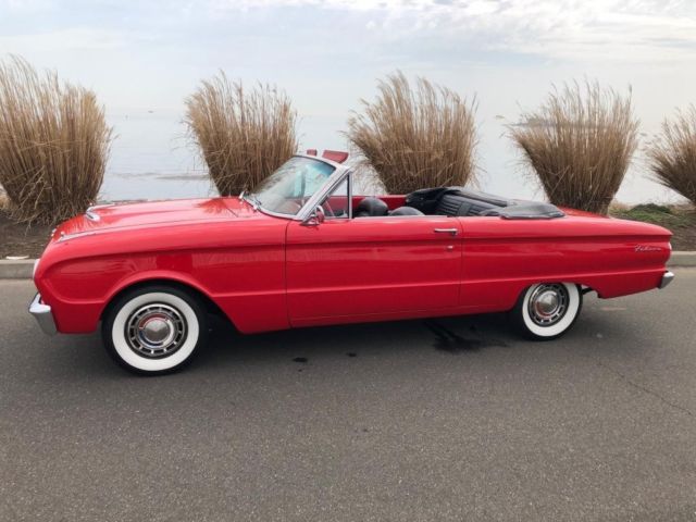 1963 Red Ford Falcon Convertible