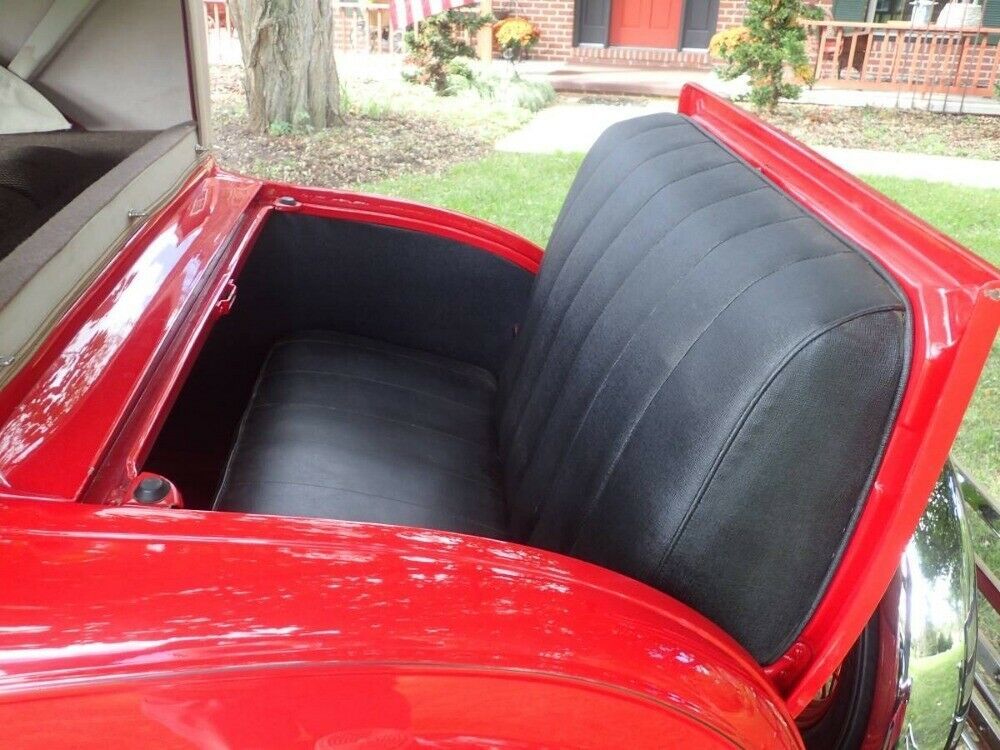 1930 Red Ford Model A 2 Door Coupe