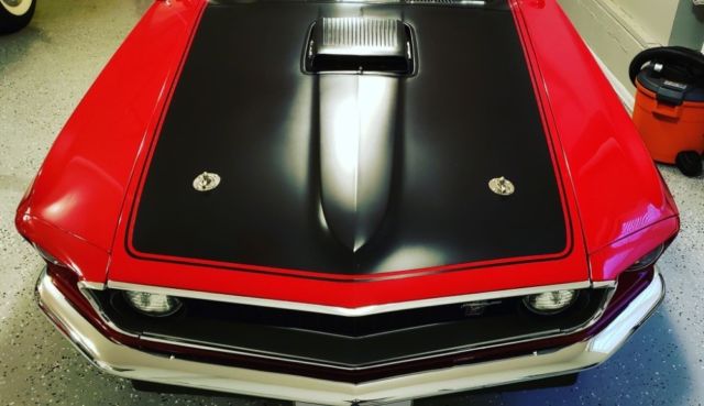 1969 Red Ford Mustang Coupe