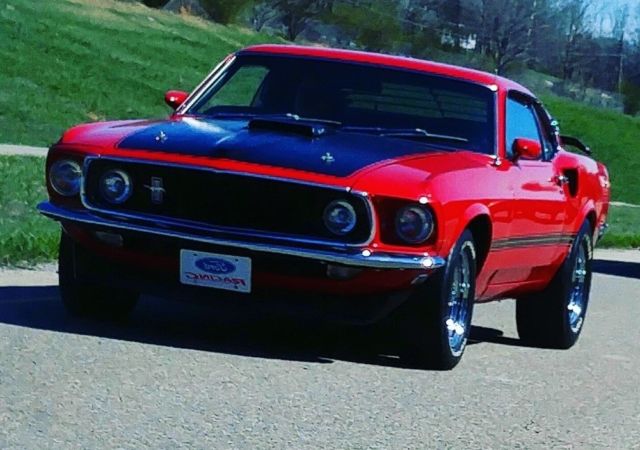 1969 Red Ford Mustang Coupe