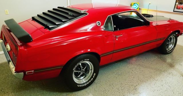 1969 Red Ford Mustang Coupe