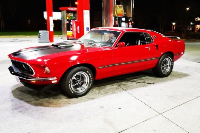 1969 Red Ford Mustang Coupe