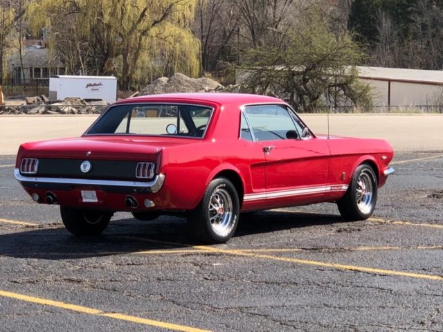 1966 Red Ford Mustang Coupe