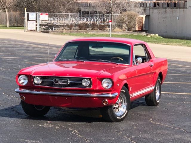 1966 Red Ford Mustang Coupe