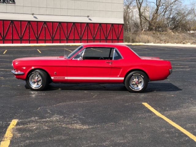 1966 Red Ford Mustang Coupe
