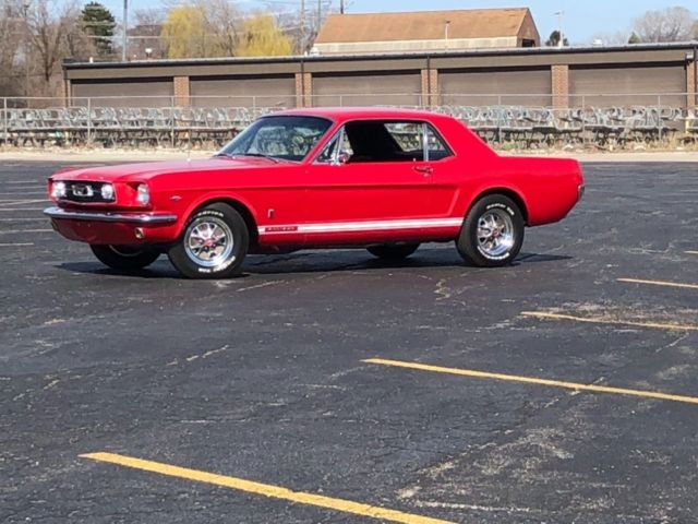 1966 Red Ford Mustang Coupe