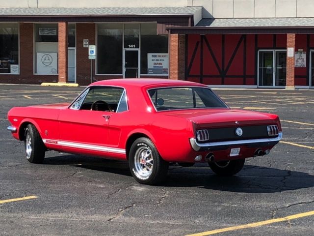 1966 Red Ford Mustang Coupe