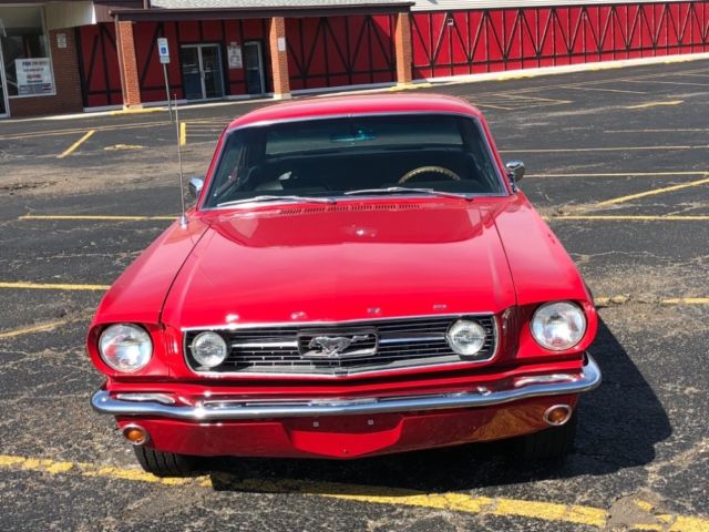 1966 Red Ford Mustang Coupe