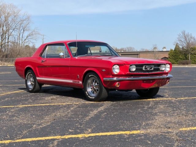 1966 Red Ford Mustang Coupe