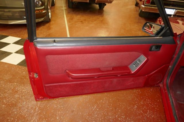 1989 Red Ford Mustang 2 Door