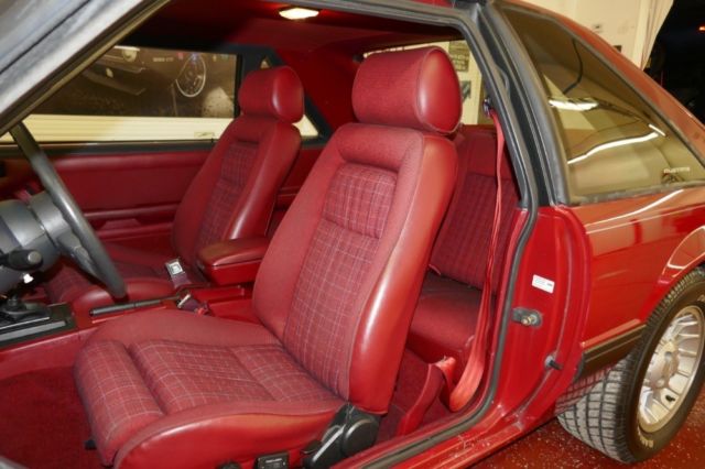 1989 Red Ford Mustang 2 Door