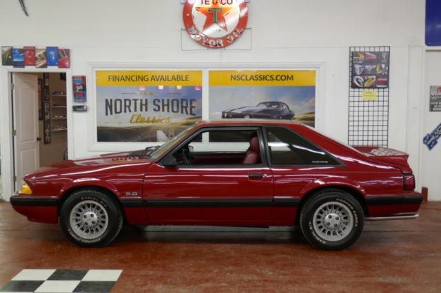 1989 Red Ford Mustang 2 Door