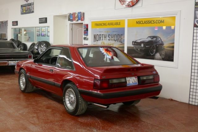 1989 Red Ford Mustang 2 Door