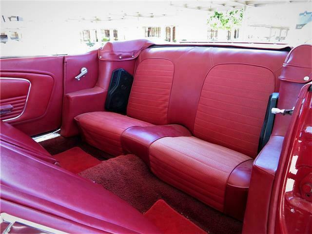 1966 Red Ford Mustang Convertible