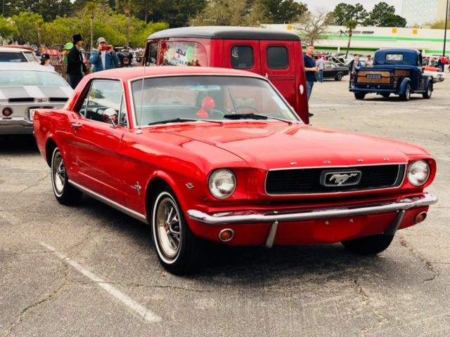 1966 Red Ford Mustang Coupe