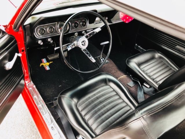 1966 Red Ford Mustang Coupe