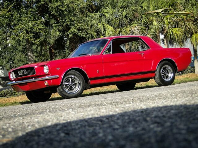 1966 Red Ford Mustang Coupe