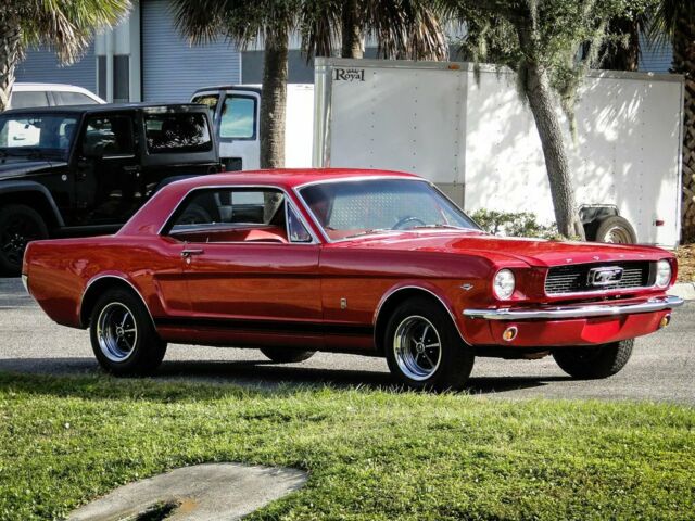 1966 Red Ford Mustang Coupe