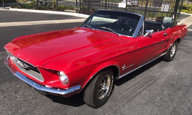 1967 Red Ford Mustang --