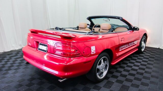 1994 Red Ford Mustang Convertible