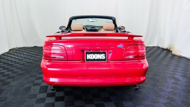 1994 Red Ford Mustang Convertible