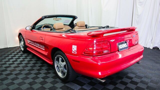 1994 Red Ford Mustang Convertible