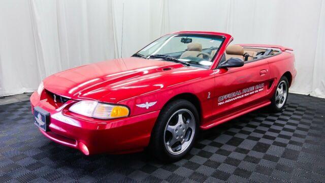 1994 Red Ford Mustang Convertible