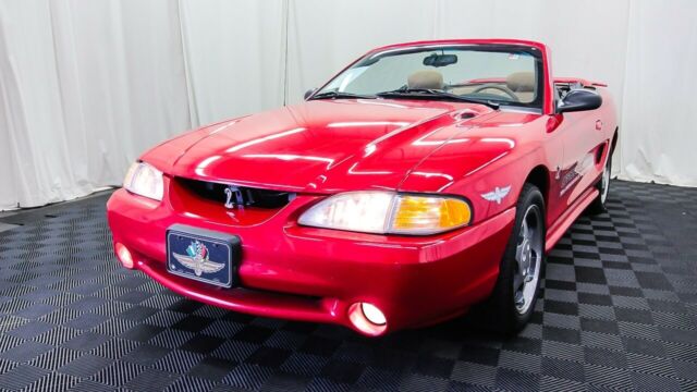 1994 Red Ford Mustang Convertible