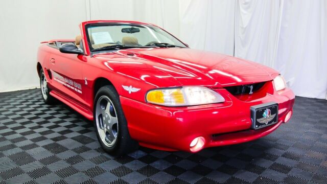1994 Red Ford Mustang Convertible