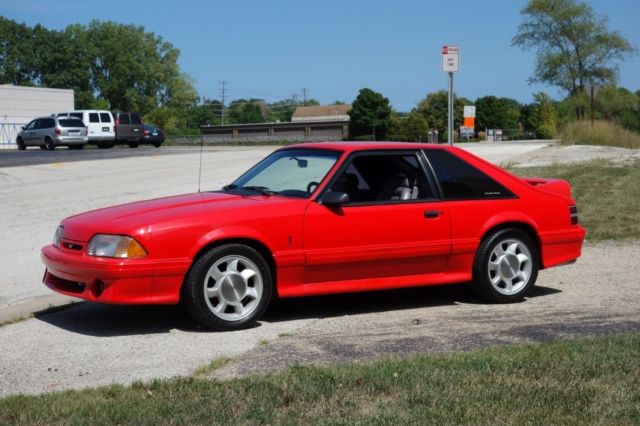 1993 Red Ford Mustang Coupe