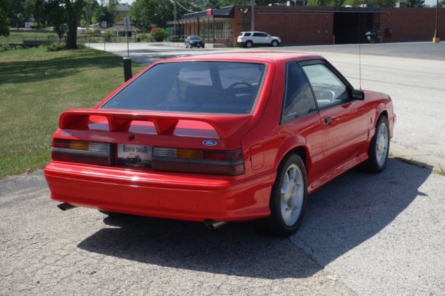 1993 Red Ford Mustang Coupe