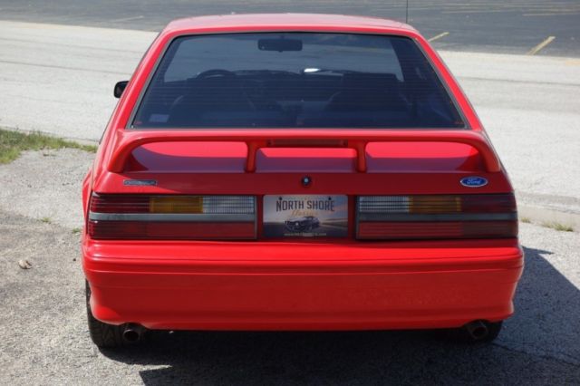 1993 Red Ford Mustang Coupe