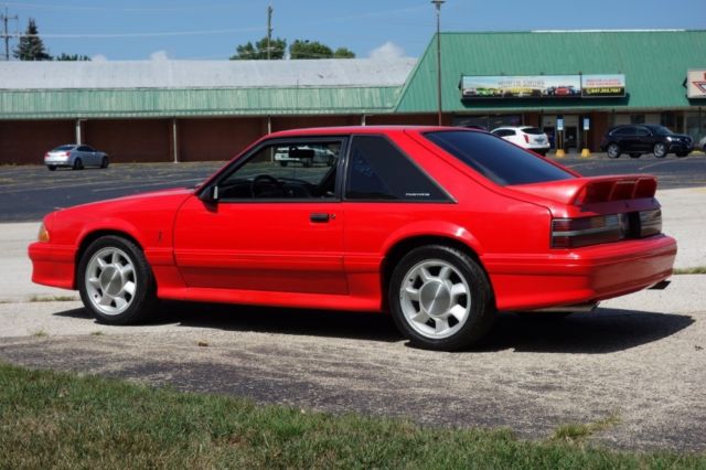 1993 Red Ford Mustang Coupe