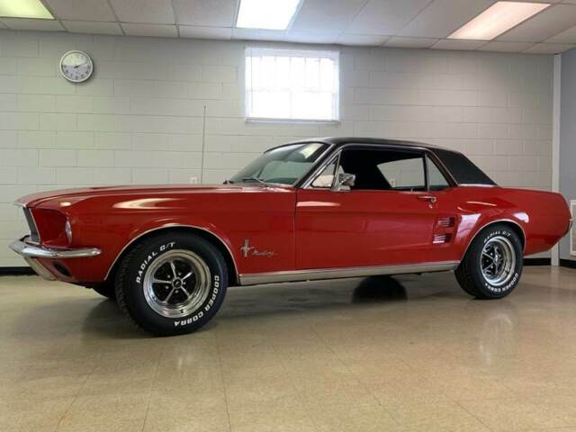 1967 Red Ford Mustang Coupe