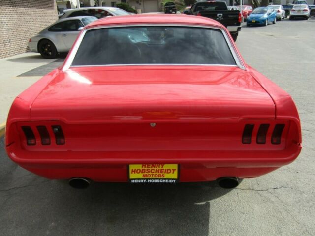 1968 Red Ford Mustang --