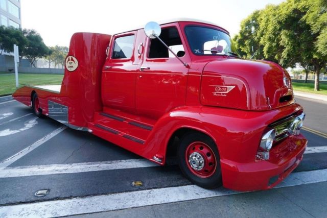 1953 Red Ford Pickup --