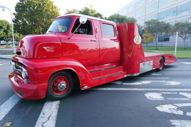 1953 Red Ford Pickup --
