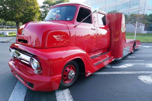 1953 Red Ford Pickup --