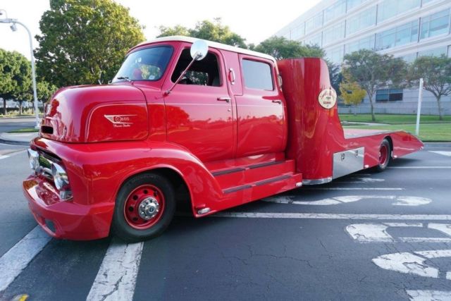 1953 Red Ford Pickup --