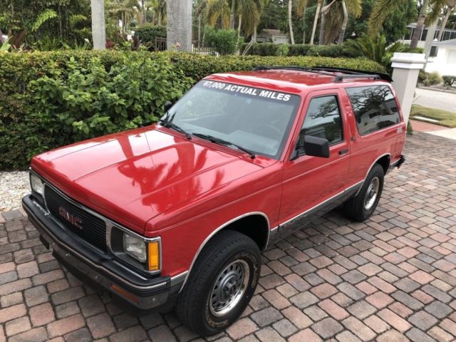 1991 Red GMC Jimmy SUV