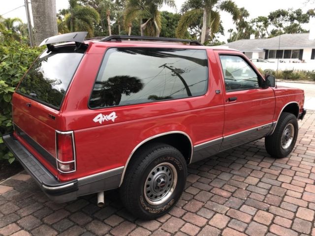 1991 Red GMC Jimmy SUV